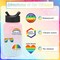 100PCS LGBTQ+ Pride Stickers Pack – Waterproof Rainbow Vinyl Decals for Water Bottles, Laptops, Bikes, Skateboards & Helmets | Gay Lesbian Bi Trans Pride Accessories